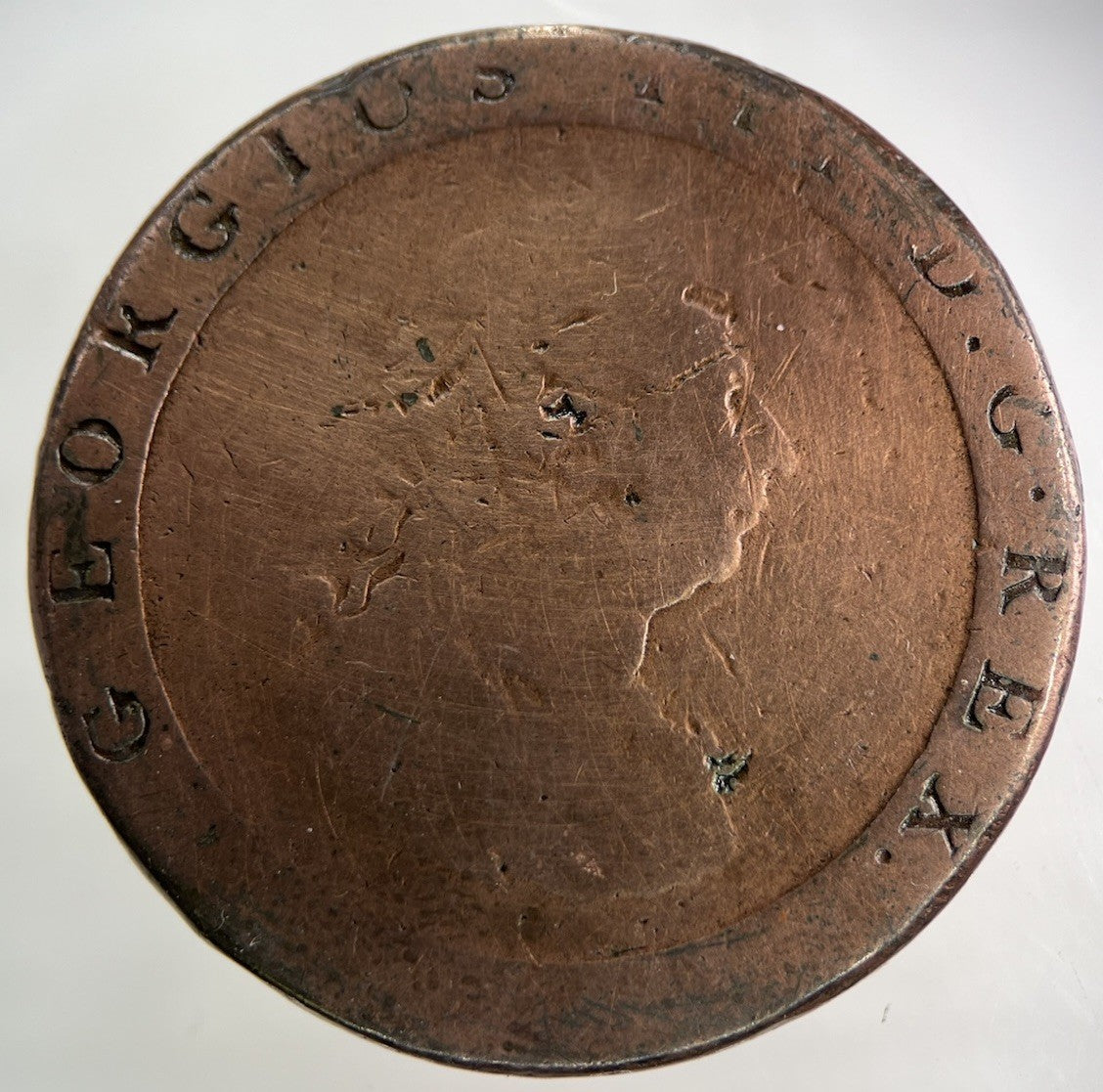 1797 George III 3rd Cartwheel One Penny Coin | Collectable Grade
