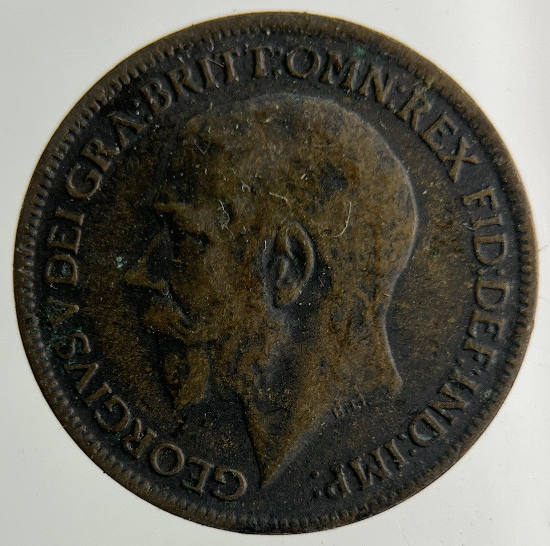 1916 George V Farthing Coin | Fine Collectable Grade