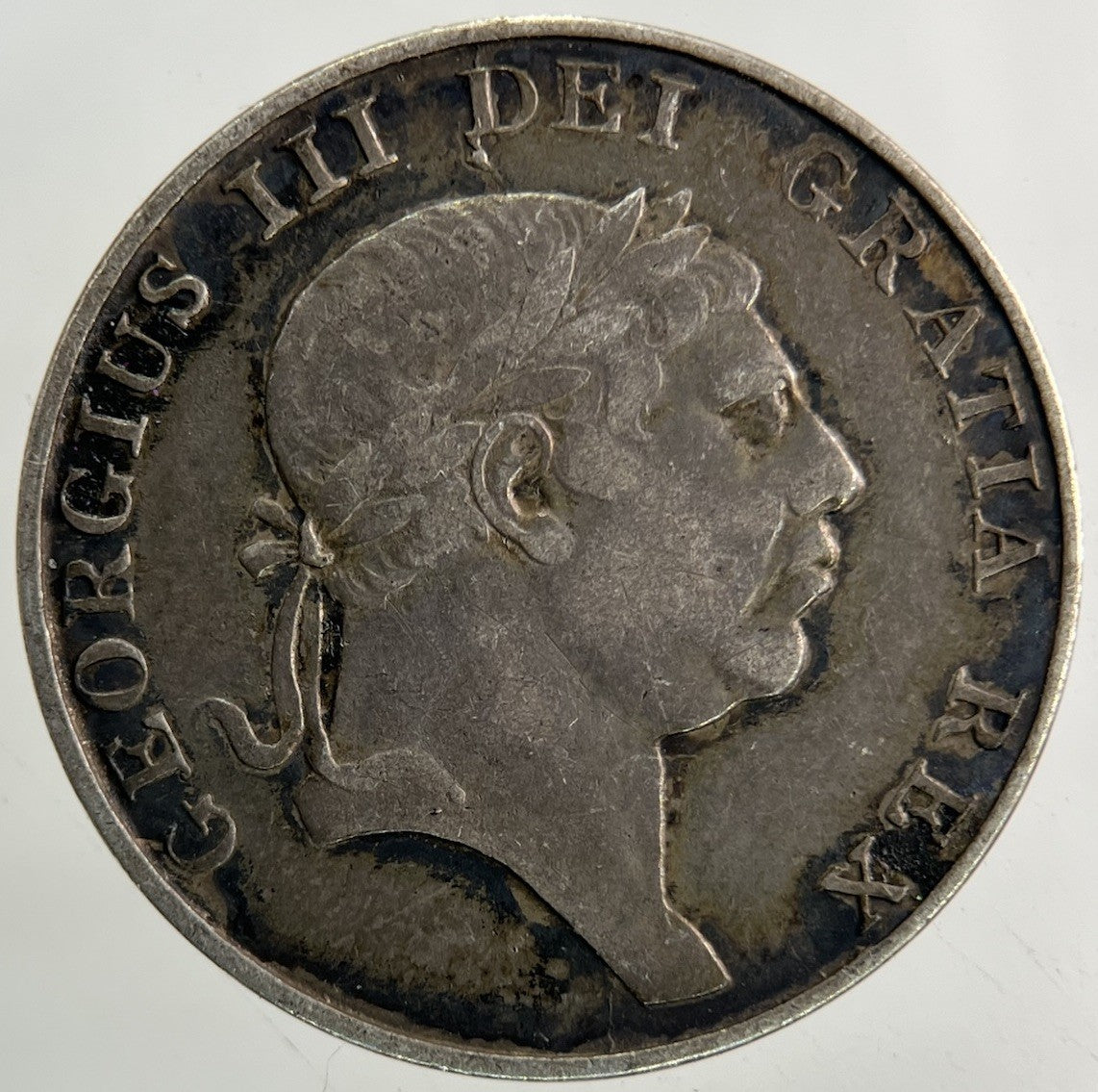 1813 George III 3rd Irish 10 Pence Bank Token Silver Coin | Collectable Grade