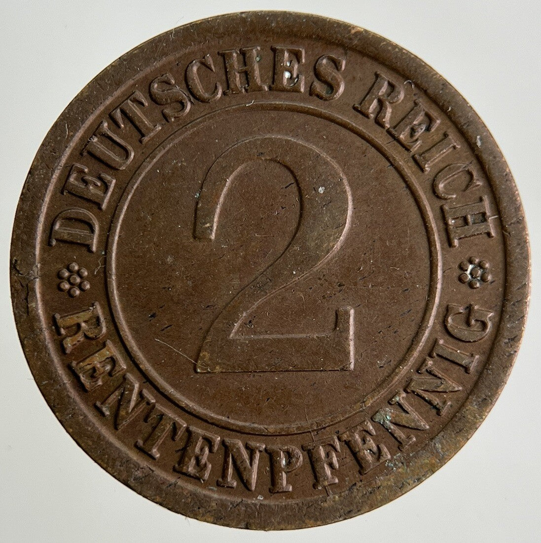 1923 Germany 2 Pfennig Coin | Fine Collectable Grade