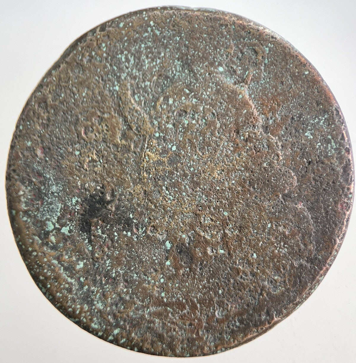 British William III 3rd & Mary Half - Penny Coin | Fair Grade | a5741