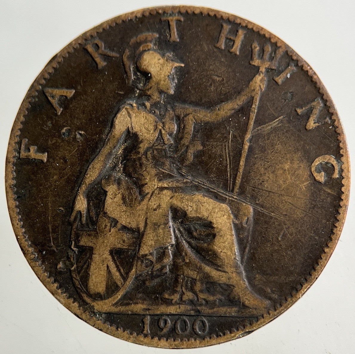 1900 Victoria Farthing Coin | Fine Collectable Grade