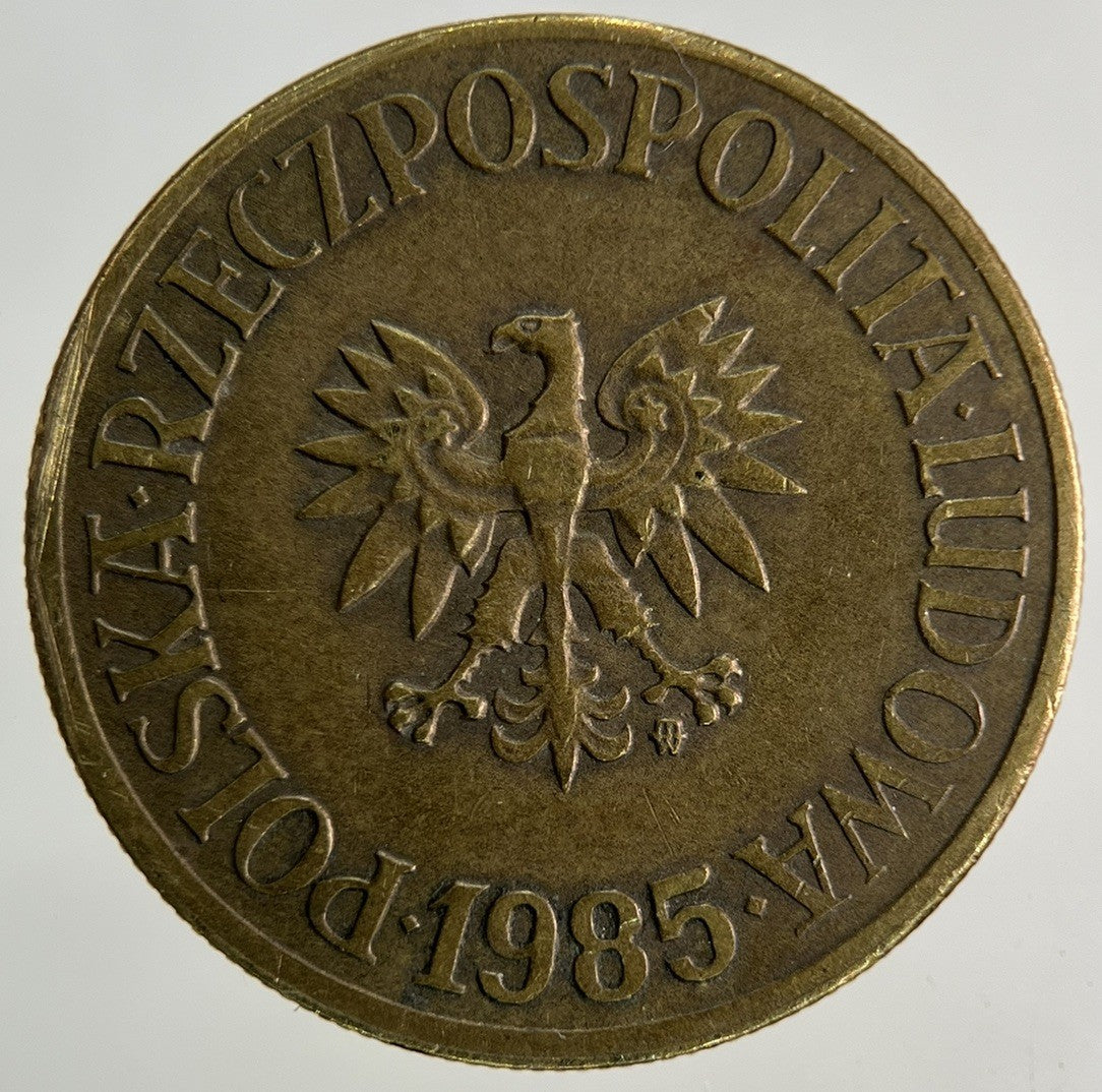 1985 Poland 5 Zloty Zlotych Coin | Fine Collectable Grade