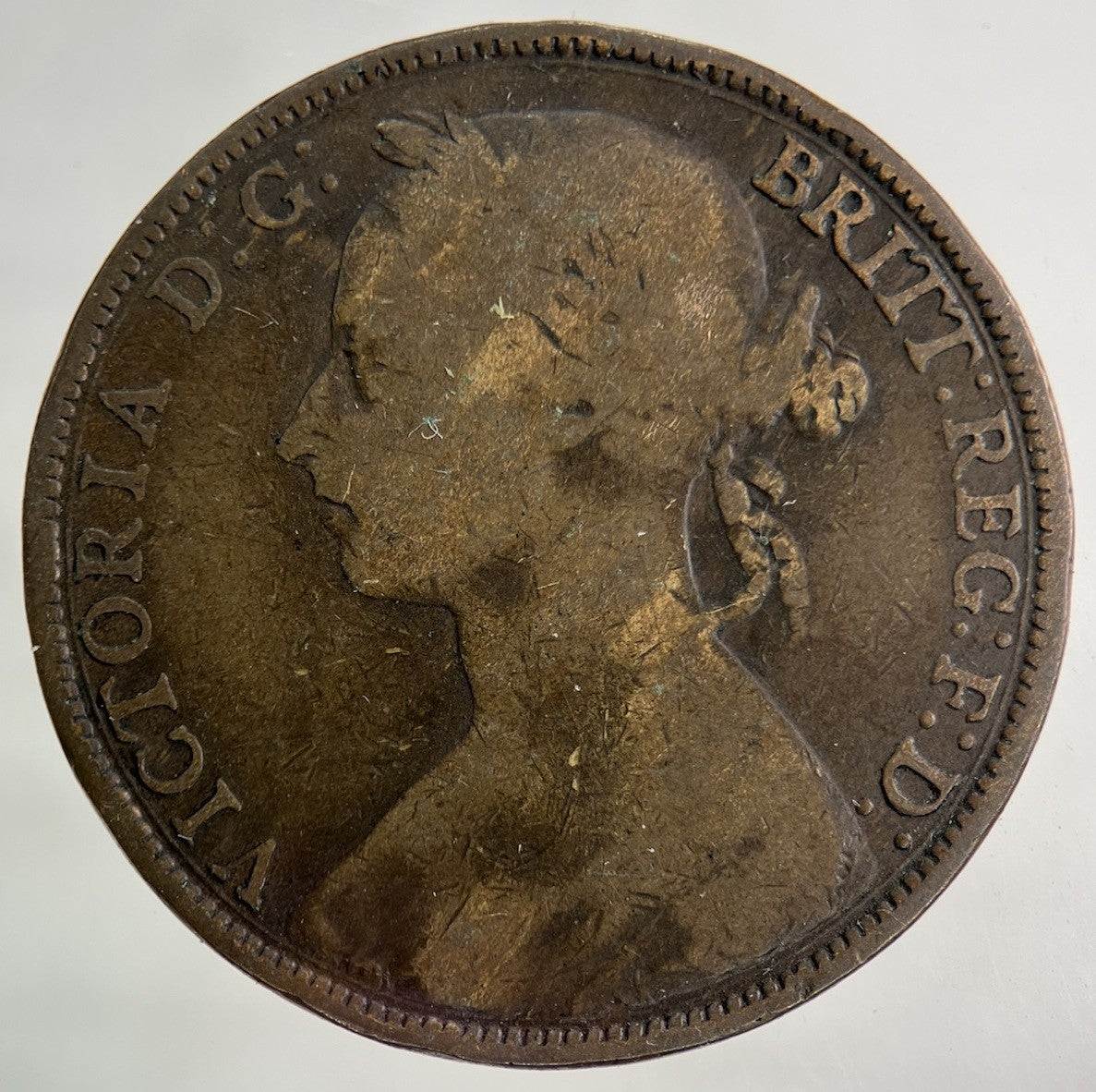 1885 Victoria One Penny Coin | Collectable Grade
