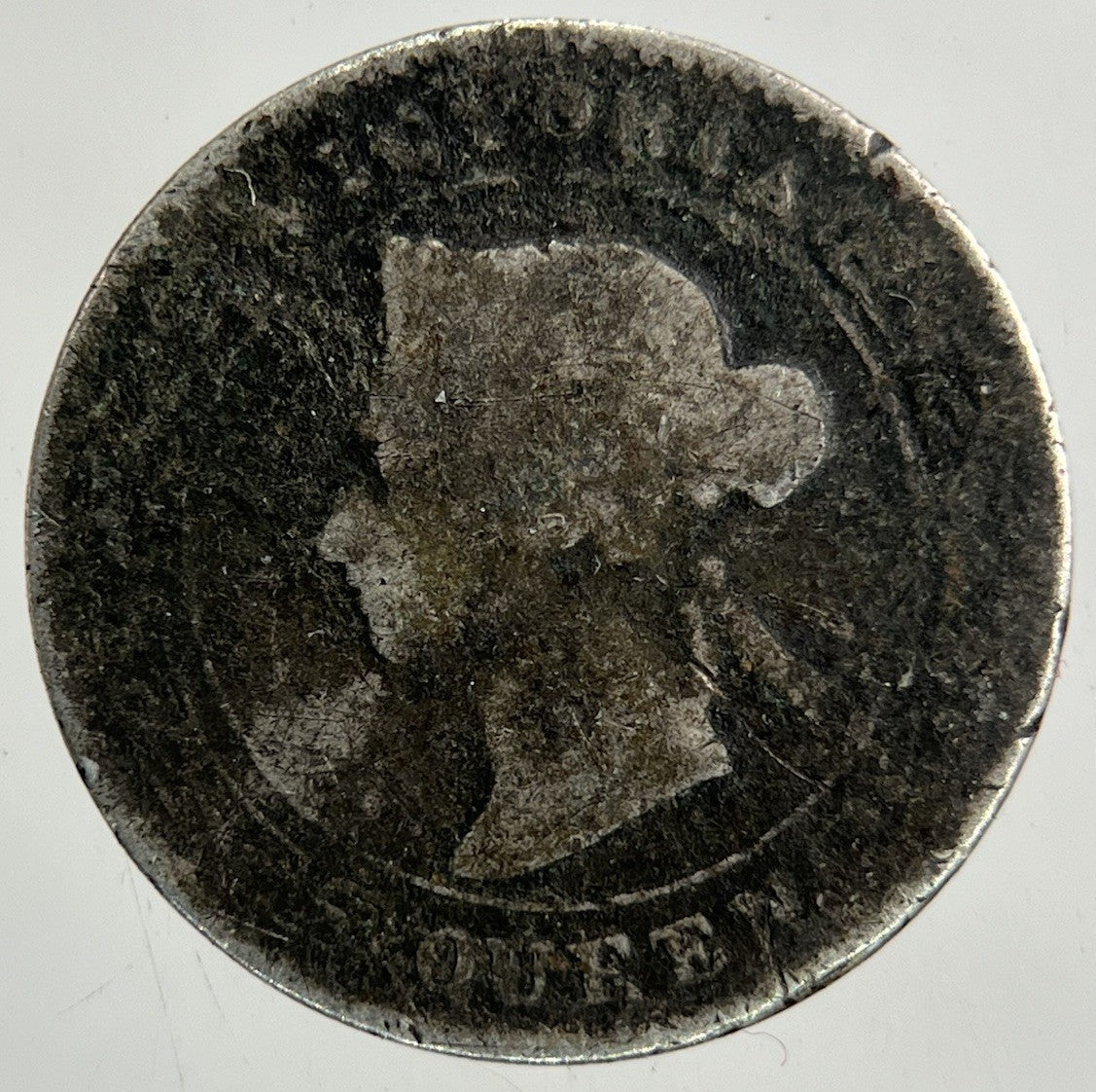 1892 Ceylon 10 Cents Silver Coin | Collectable Grade