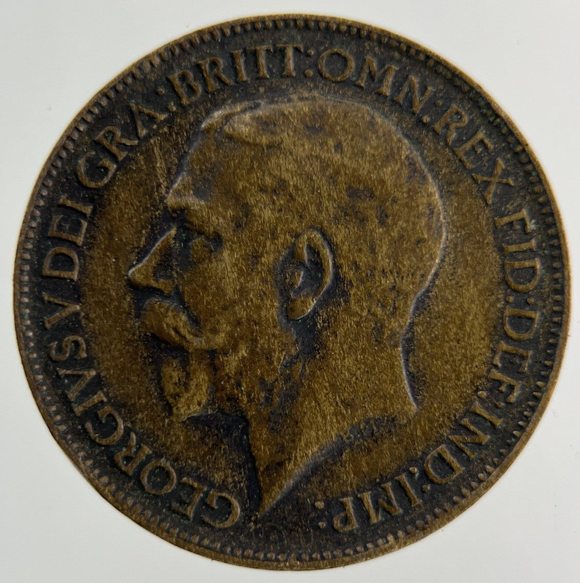 1914 George V Farthing Coin | Fine Collectable Grade
