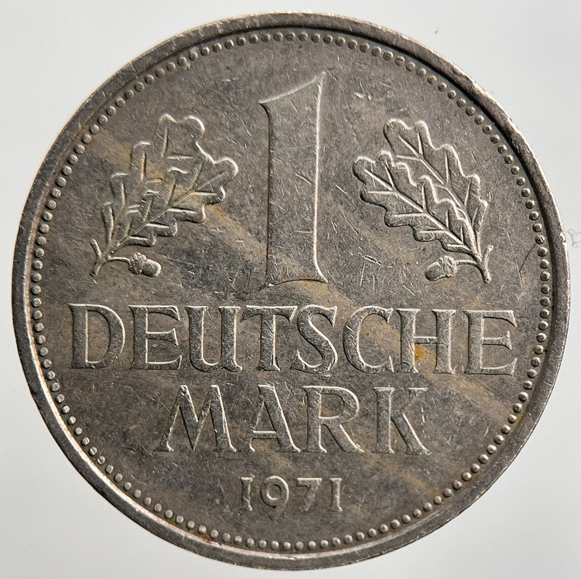 1971 - J Germany 1 One Mark Coin | Very High Grade