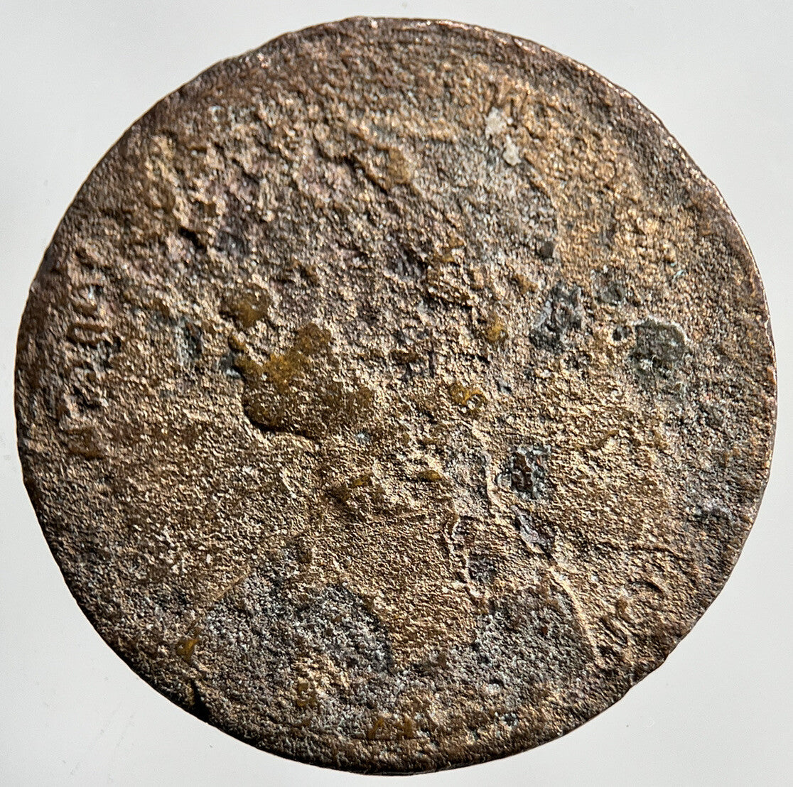 1887 - 1905 Thailand Thai Rama V 1/2 Att Coin | Fair Grade