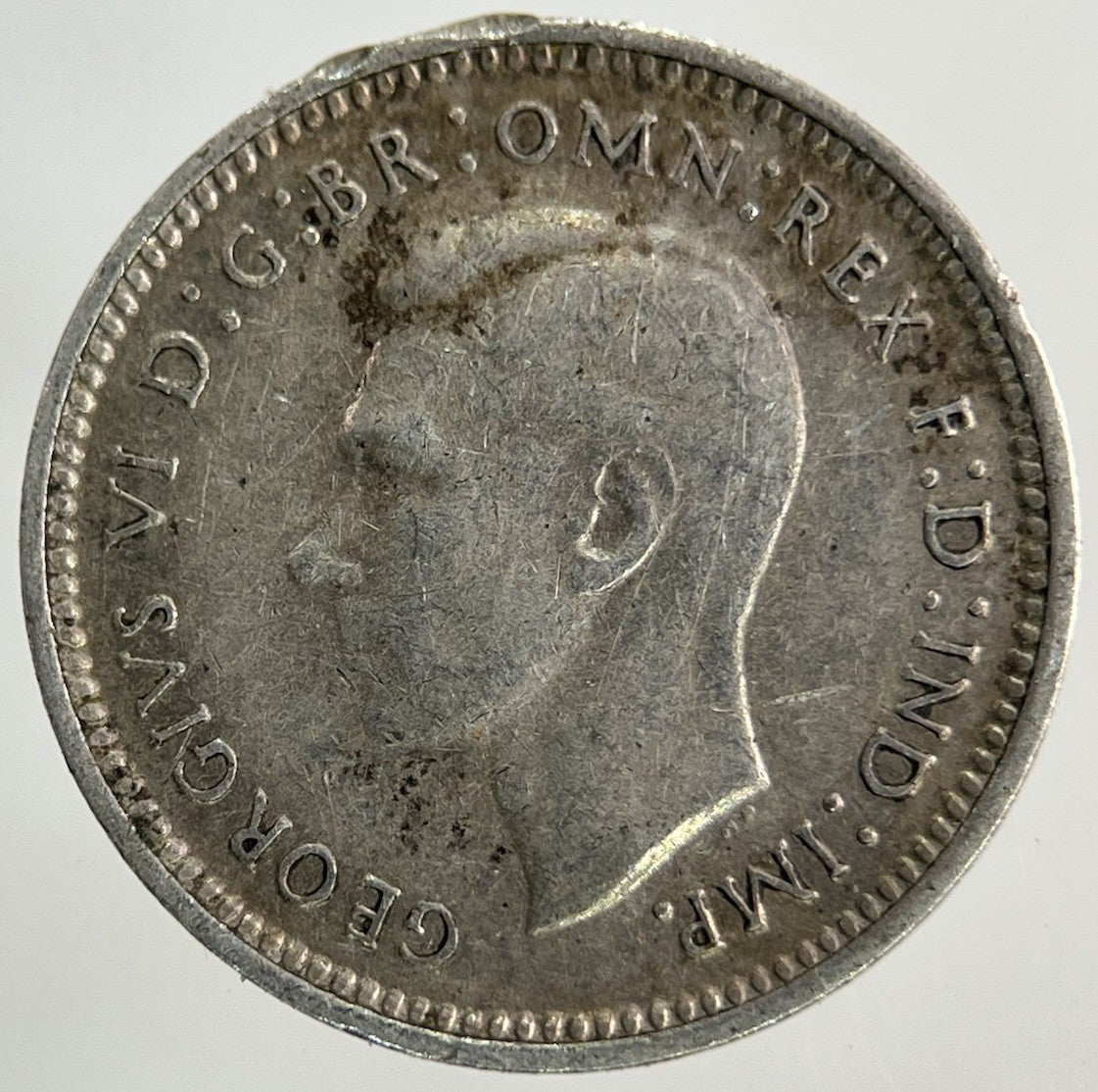 1942 - S Australia Threepence Silver Coin | Fine Collectable Grade