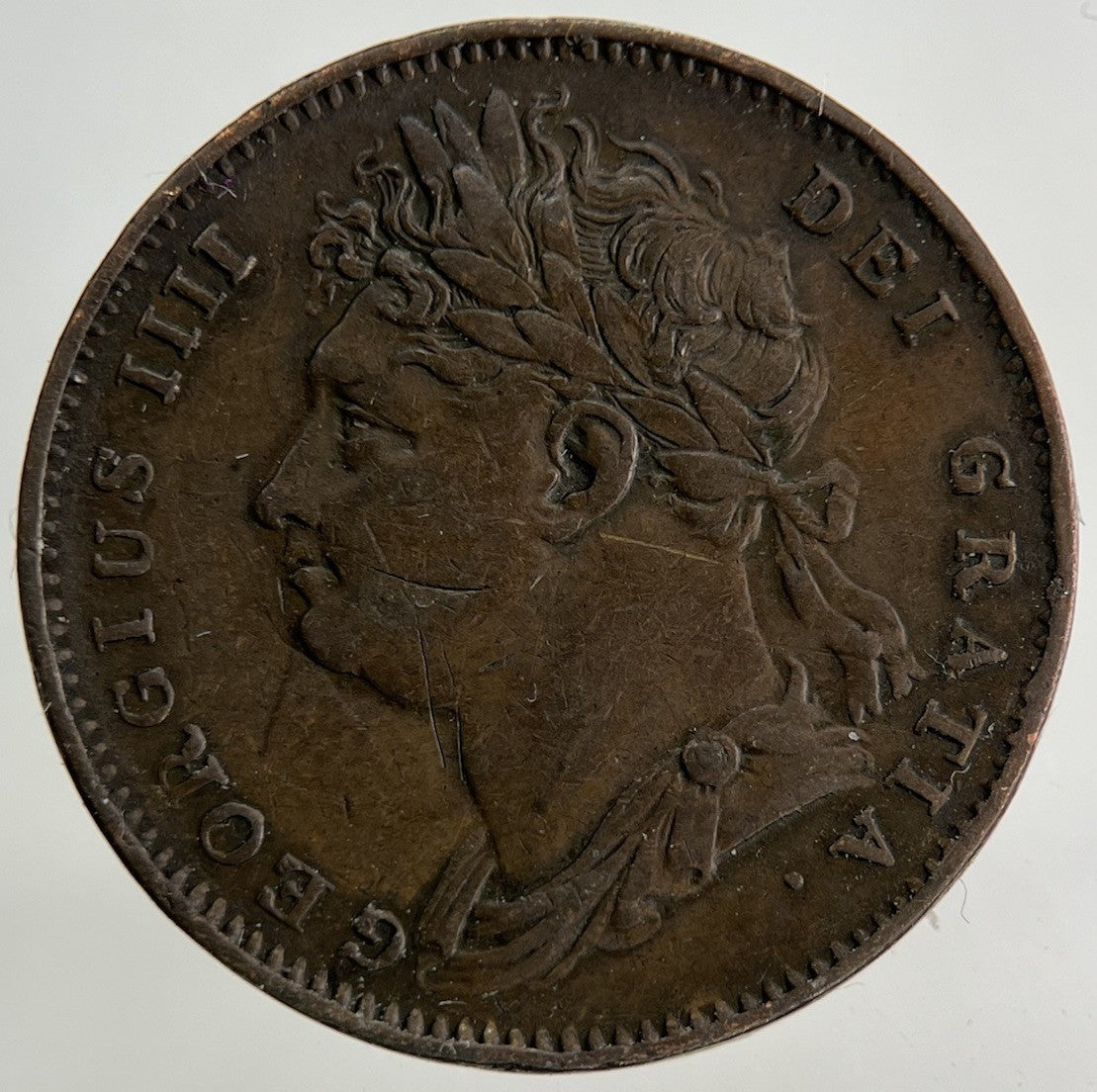 1822 George IV Farthing Coin | Fine Collectable Grade