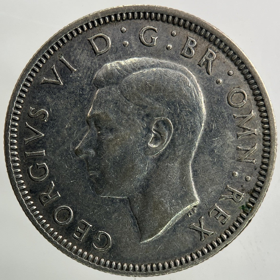 1942 George VI Shilling Silver Coin | Fine Collectable Grade