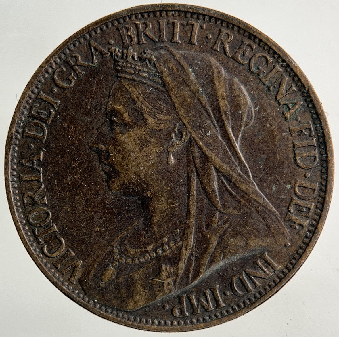 1900 Victoria Farthing Coin | Very High Grade