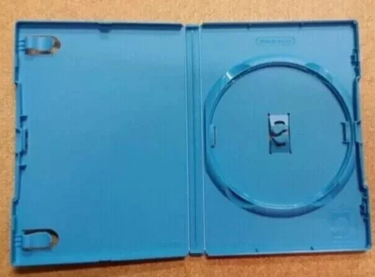 x1 Original Nintendo Wii U Blue Replacement Case Cover Very Good Condition