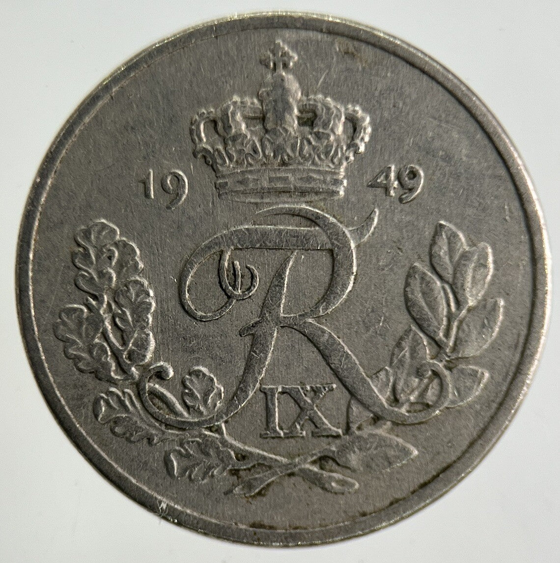 1949 Denmark 10 Ore Coin | Fine Collectable Grade