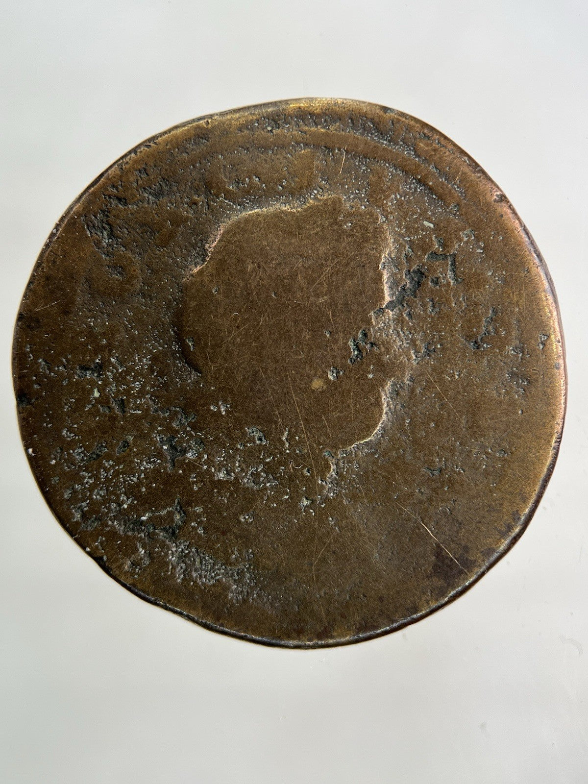 1723 George I 1st Half - Penny Coin | Fair Grade