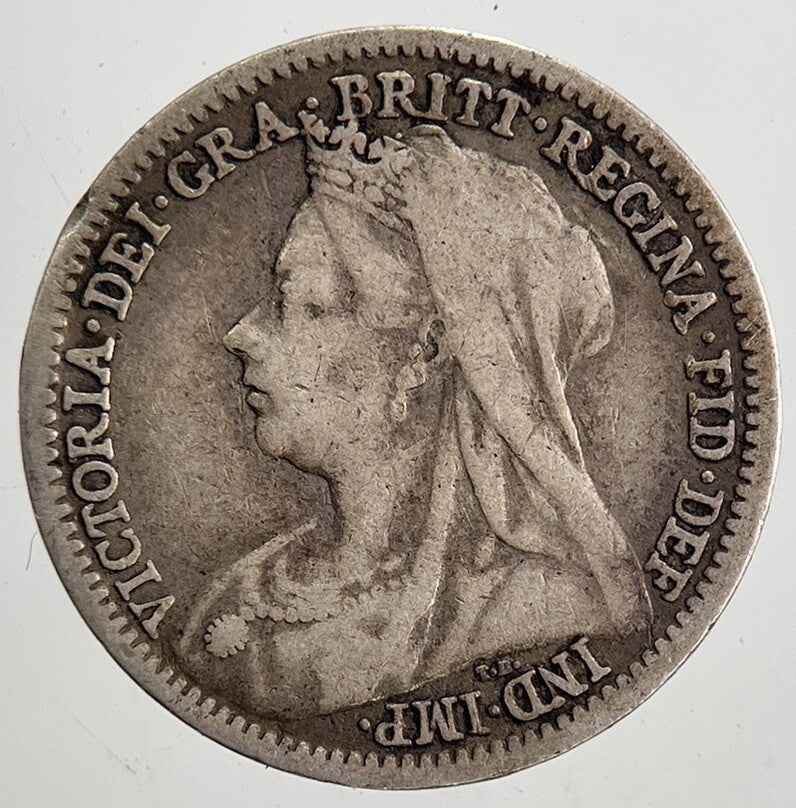 1899 Victoria Threepence Silver Coin | Collectable Grade