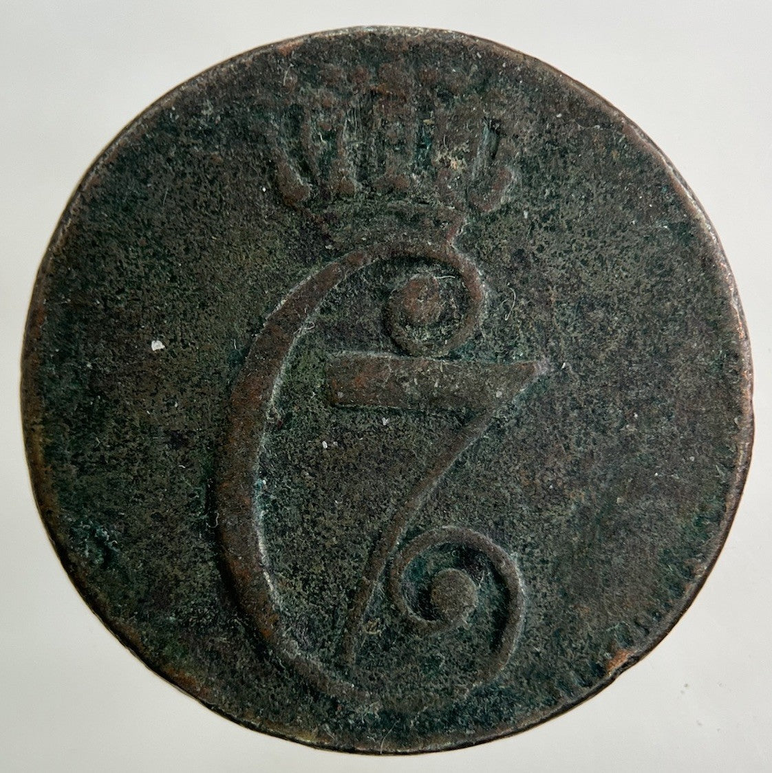 1771 Denmark 1/2 Half Skilling Coin | Collectable Grade