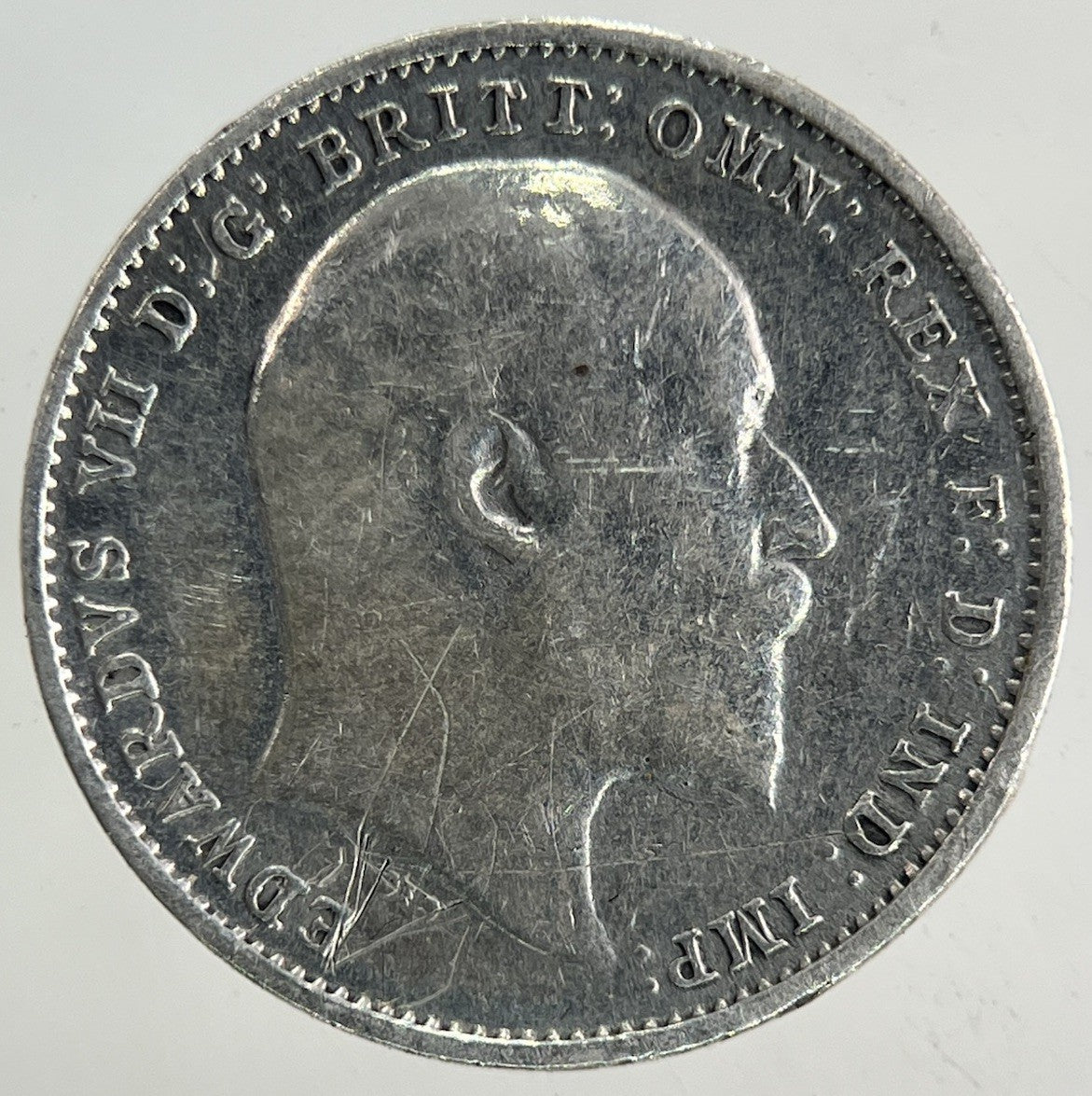 1908 Edward VII Threepence Silver Coin | Collectable Grade