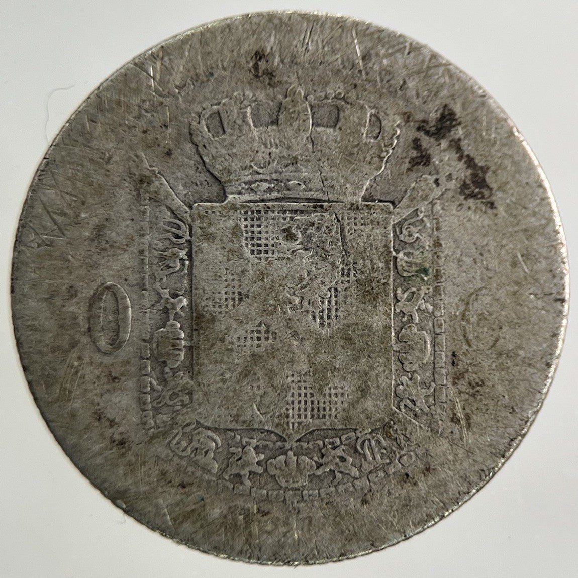 Belgium 50 Centimes Silver Coin | Fair Grade