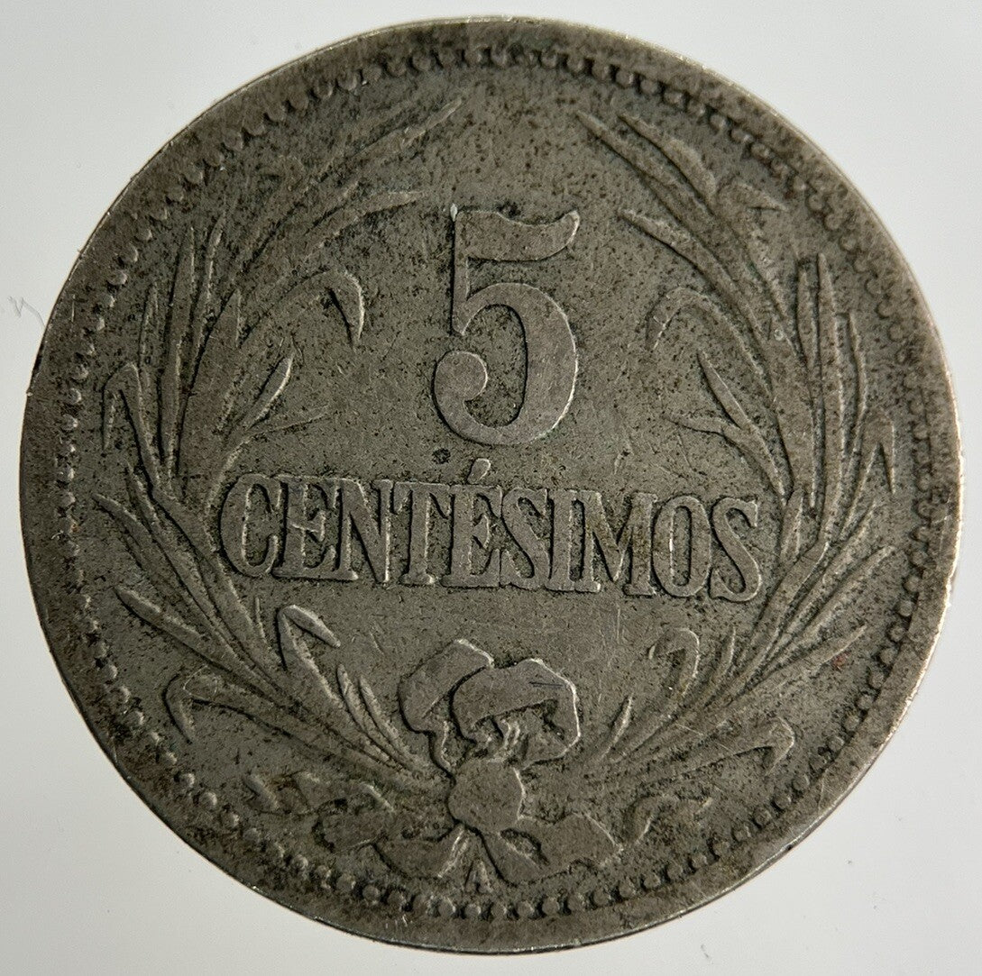 1901 Uruguay 5 Centesimos Coin | Collectable Grade