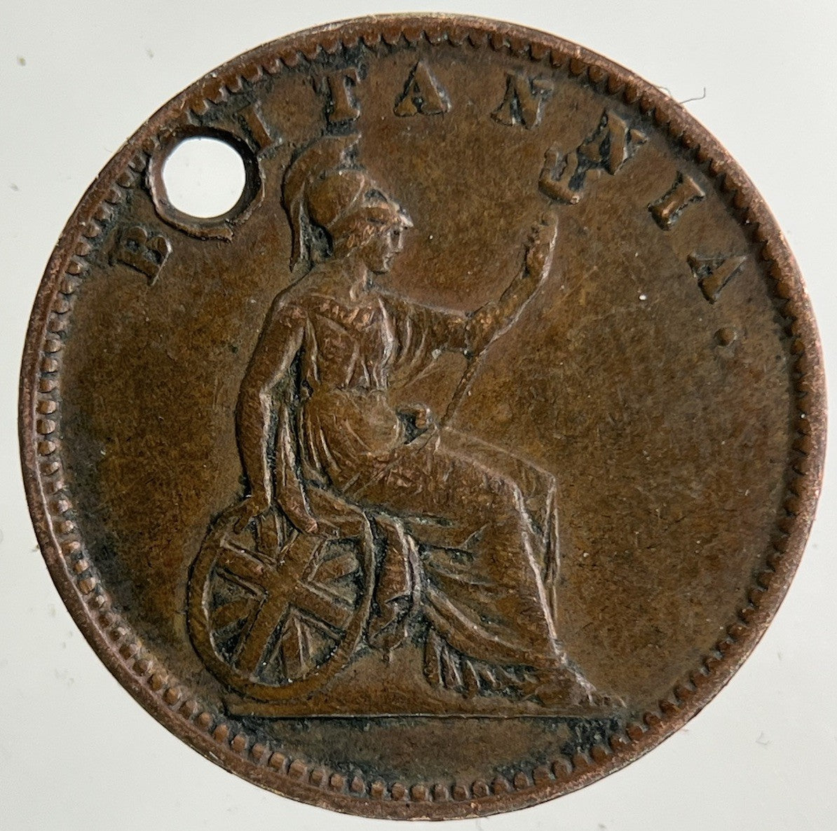 1834 Greece Ionoan Islands 1 Lepta Coin | Very High Grade