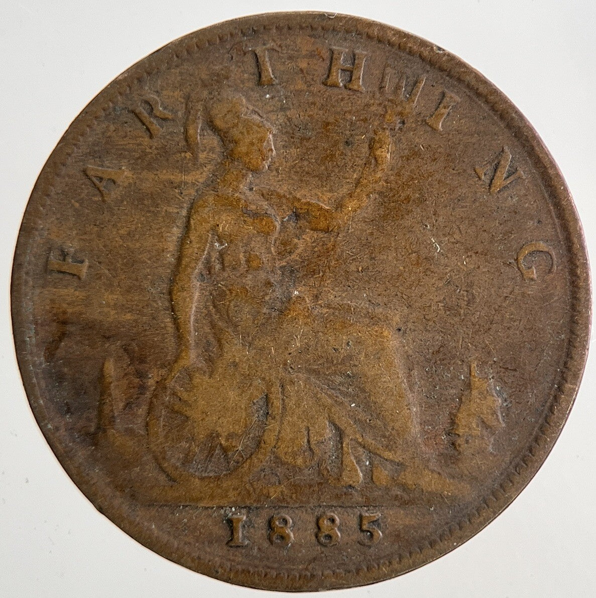 1885 Victoria Farthing Coin | Fine Collectable Grade | a6798