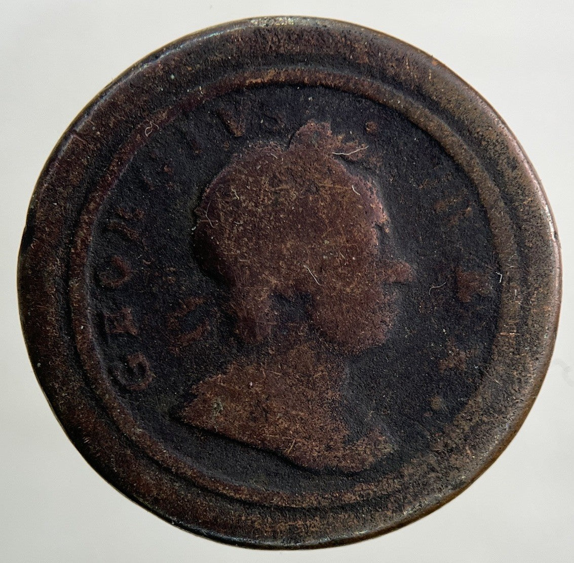 1721 George I 1st Farthing Coin | Collectable Grade
