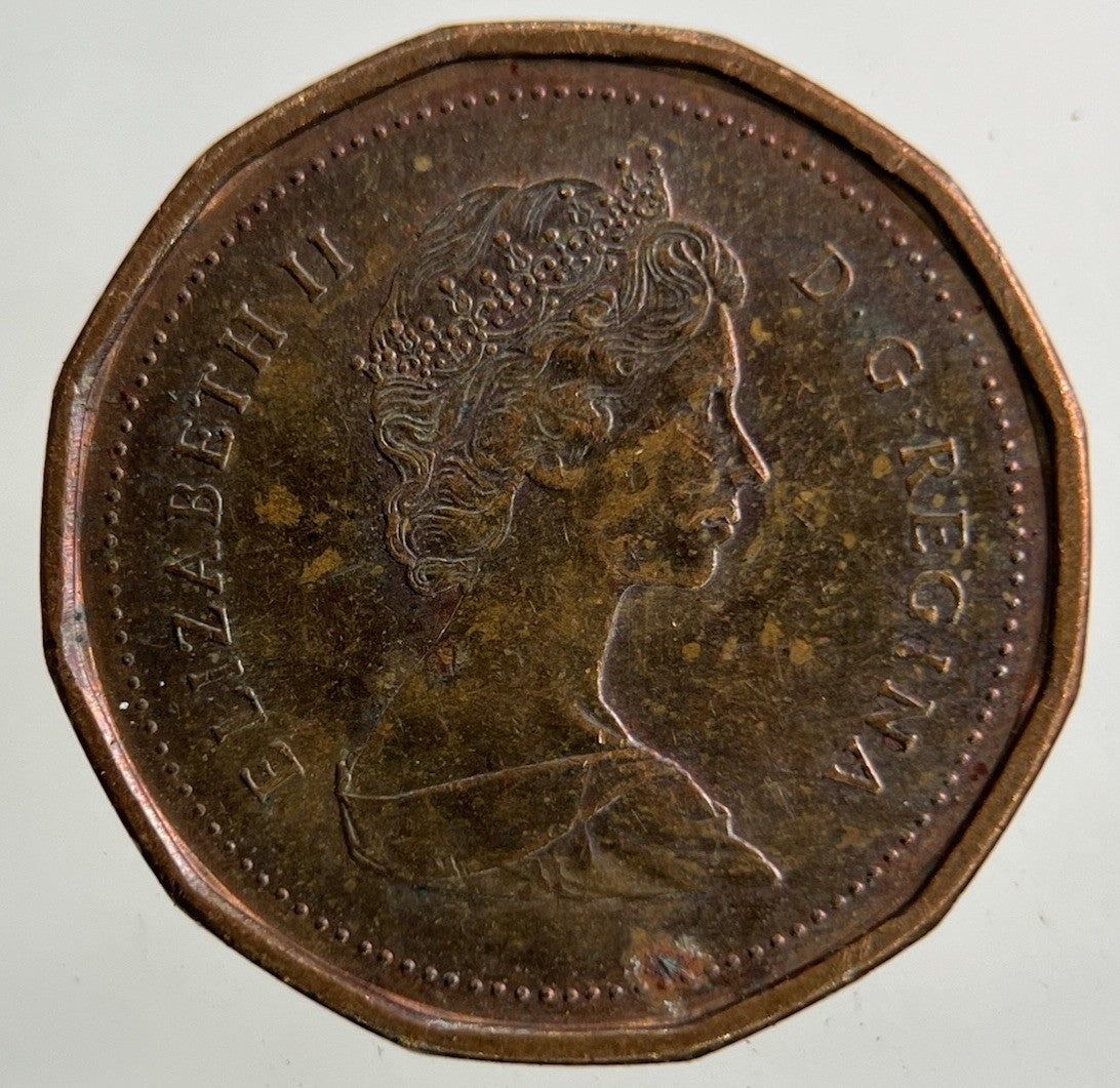 1987 Canada One Cent Coin | Fine Collectable Grade