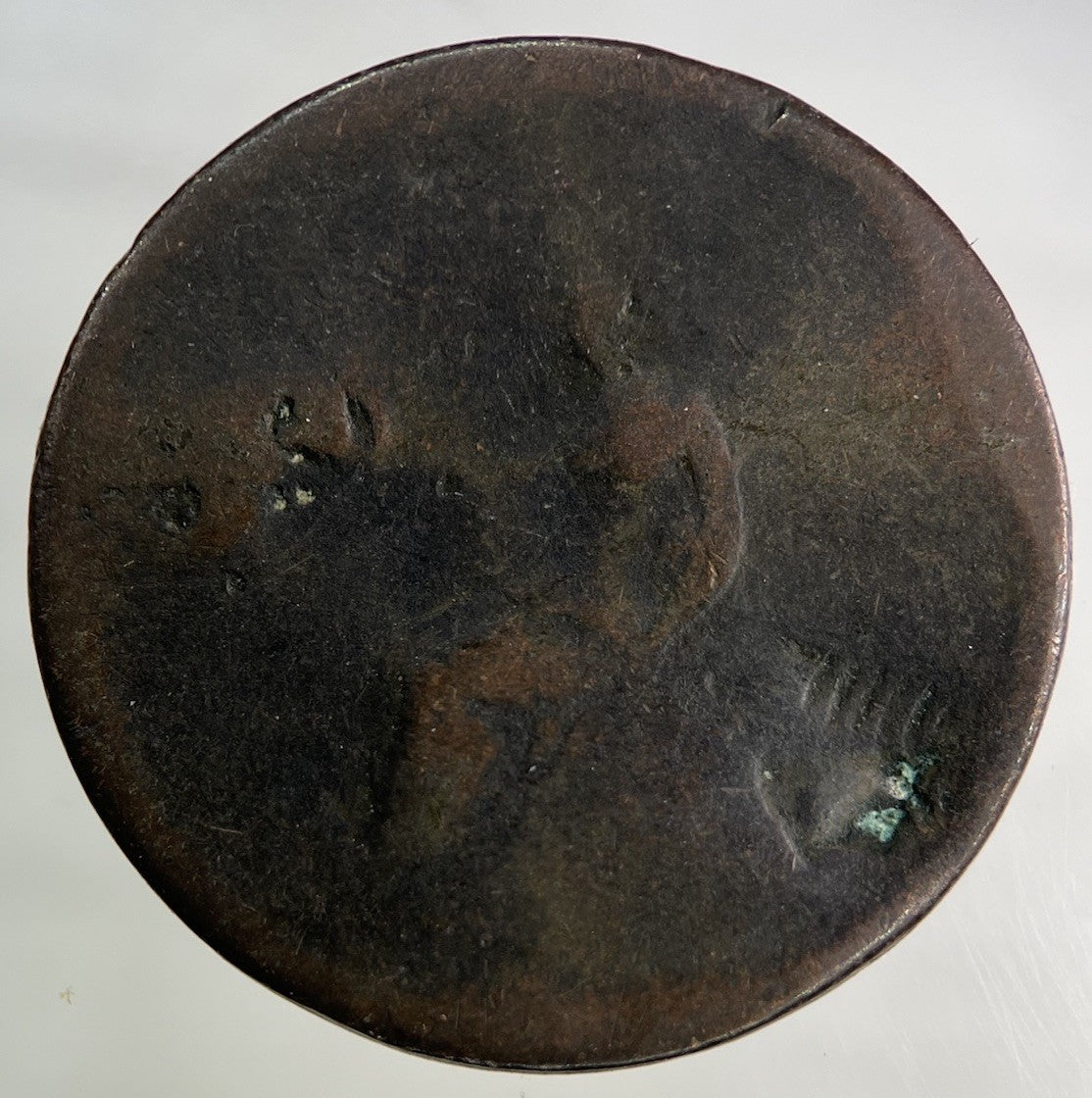 British George III 3rd Half - Penny Coin | Worn Grade