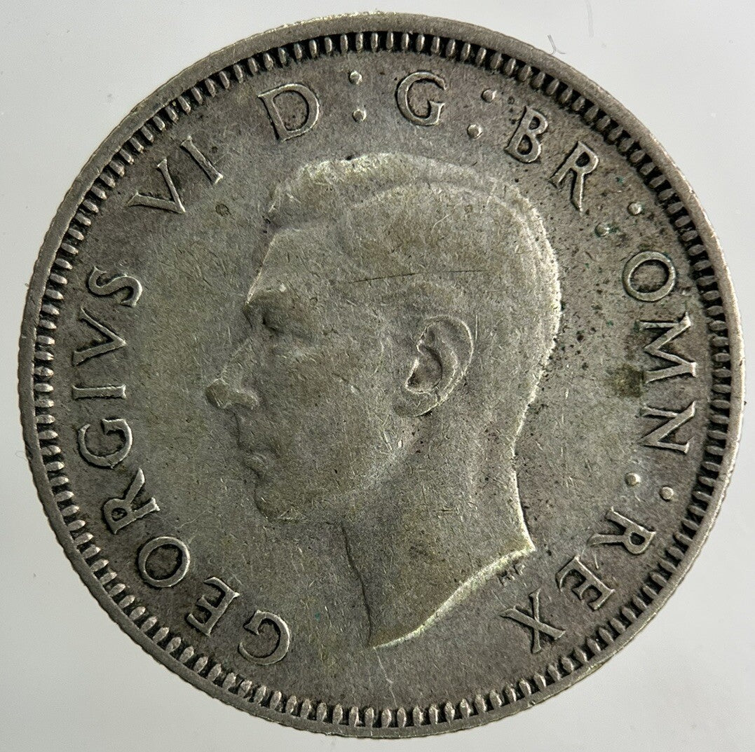 1944 George VI Shilling Silver Coin | Fine Collectable Grade