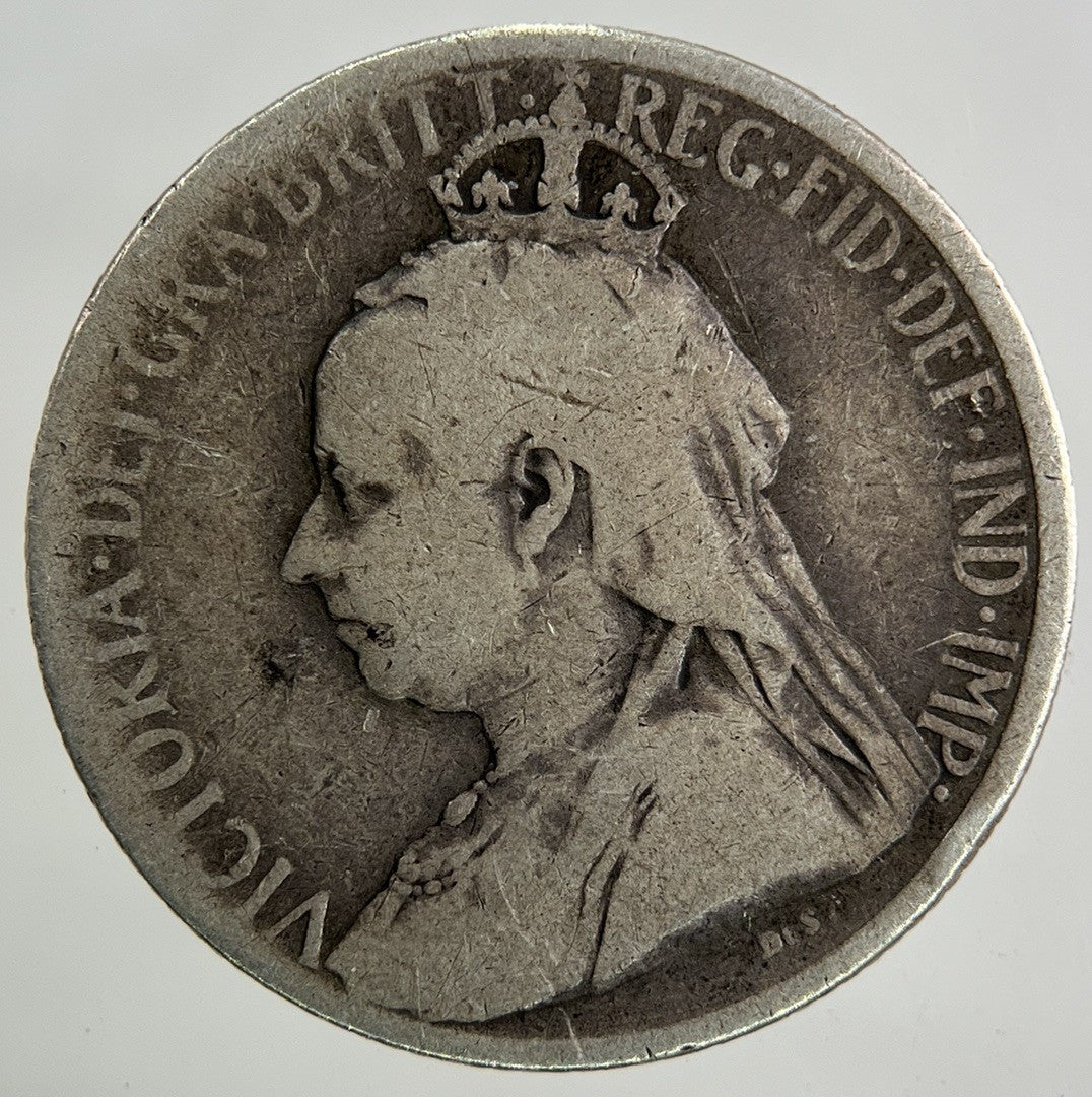 1901 Cyprus 9 Piastres Silver Coin | Collectable Grade