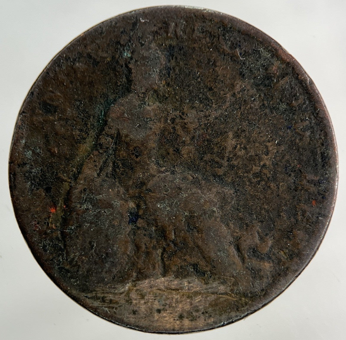 British George IV Farthing Coin | Worn Grade