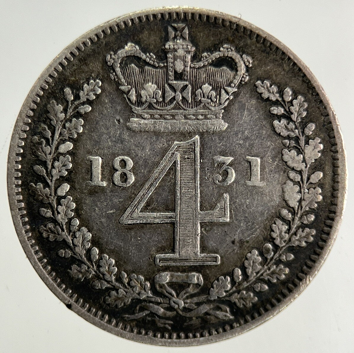1831 William IV Maundy Four - Pence Silver Coin | Very High Grade