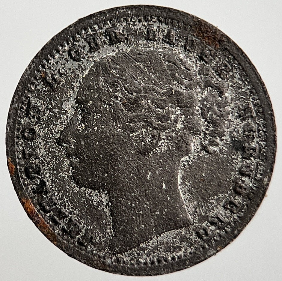 19th Century Victoria Six - Pence Toy Money Coin Token | Collectable Grade | a1337