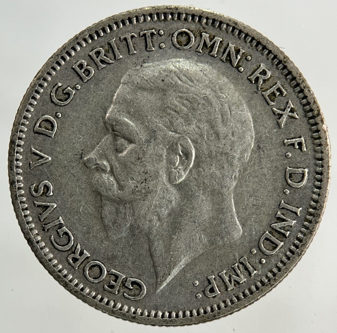 1933 George V Sixpence Silver Coin | Fine Collectable Grade