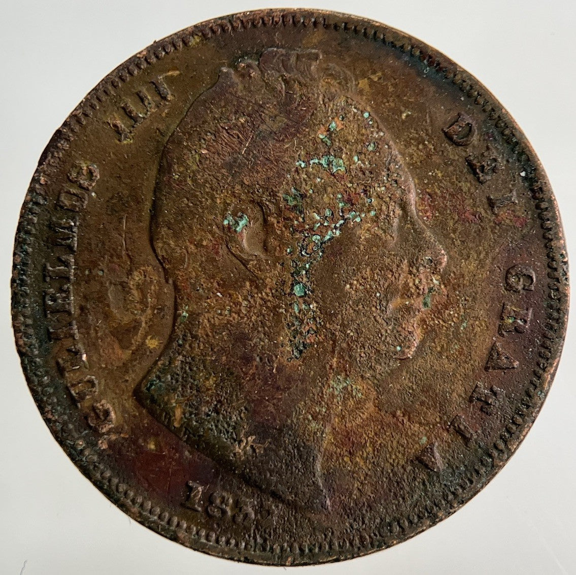 1837 William IV Farthing Coin | Fair Grade