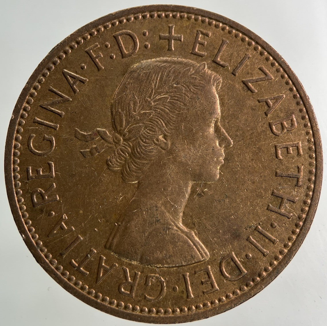 1964 Elizabeth II 2nd One Penny Coin | Collectable Grade