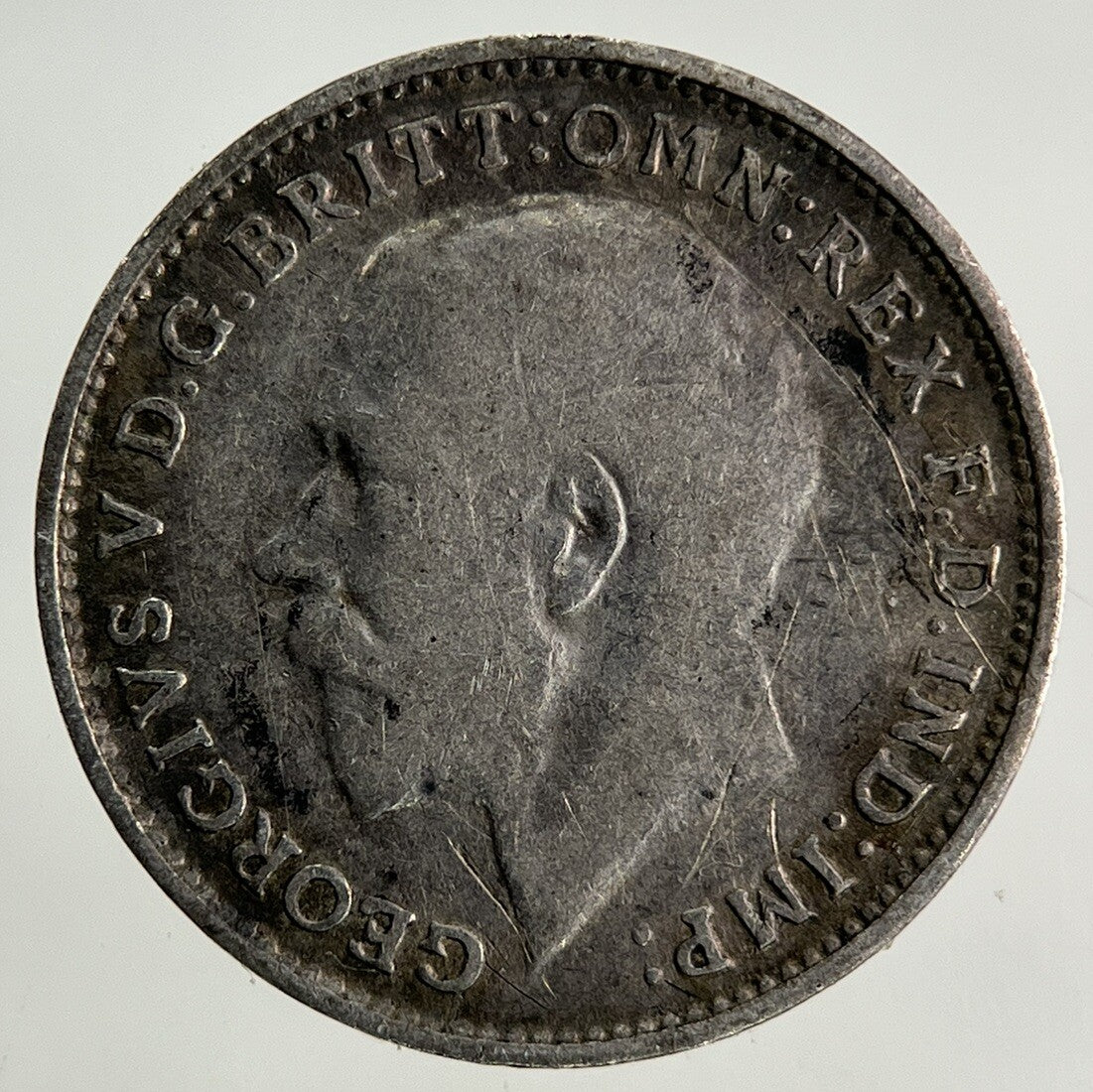1919 George V Threepence Silver Coin | Fine Collectable Grade