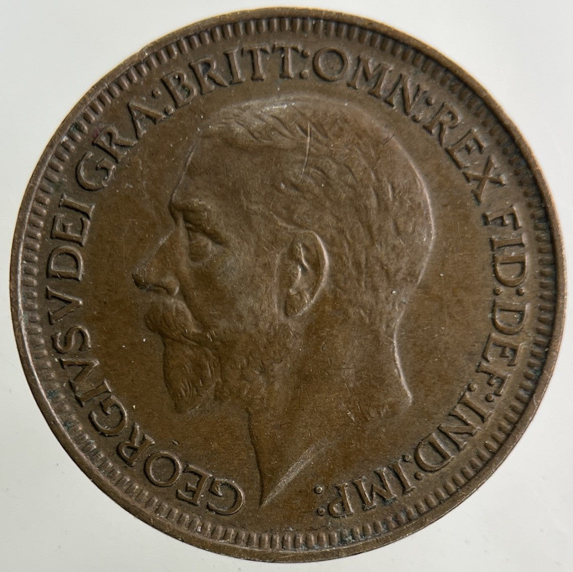 1928 George V Farthing Coin | Fine Collectable Grade