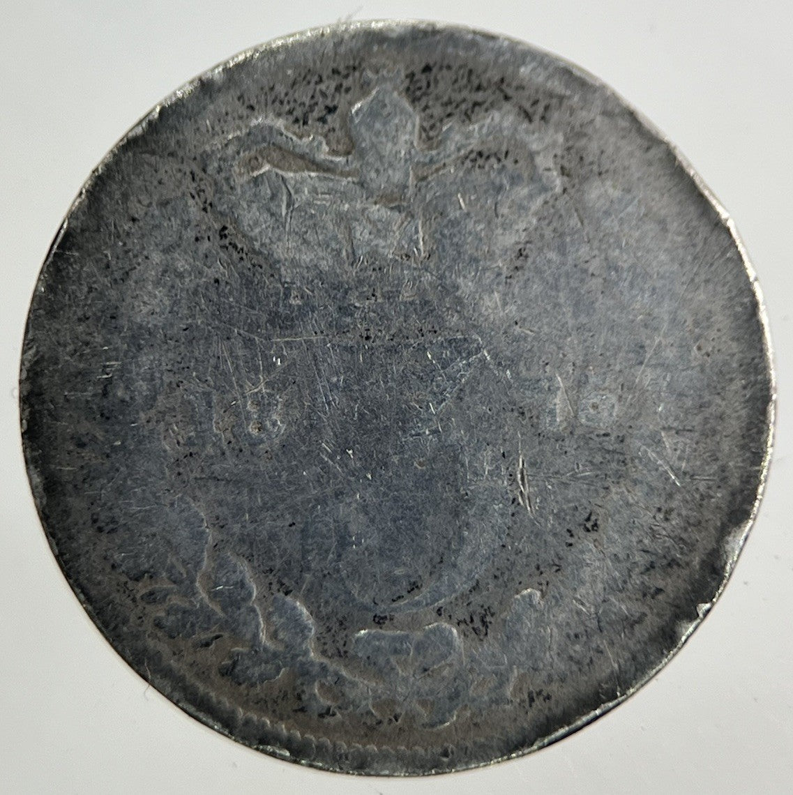 1875 Victoria Threepence Silver Coin | Worn Grade