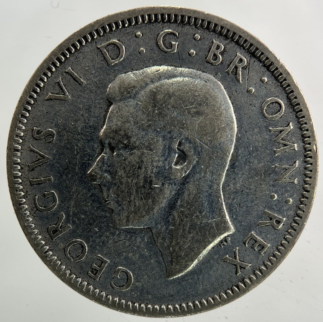 1942 George VI Shilling Silver Coin | Fine Collectable Grade