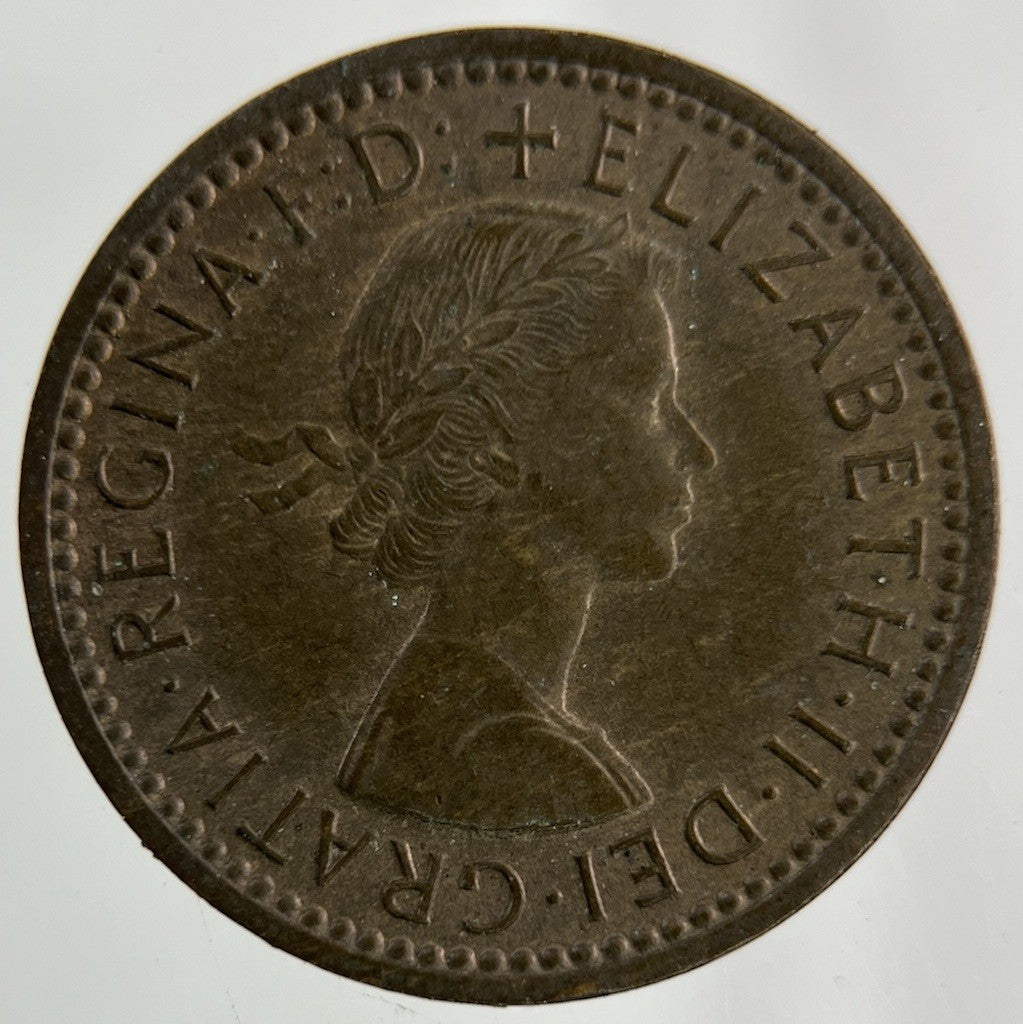 1955 Elizabeth II 2nd Wren Farthing Coin | Fine Collectable Grade