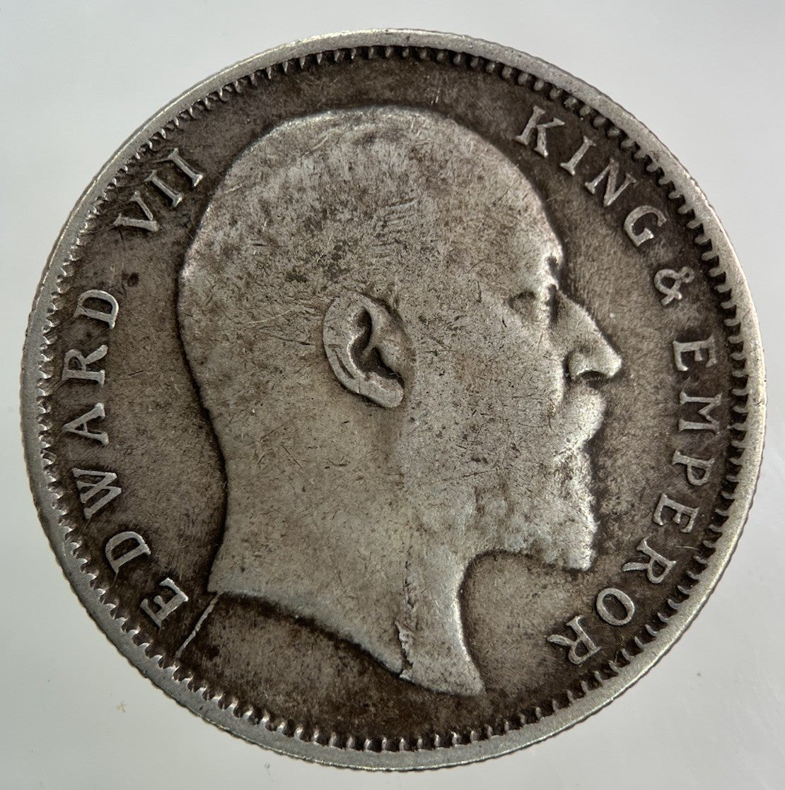 1906 India One Rupee Silver Coin | Very High Grade