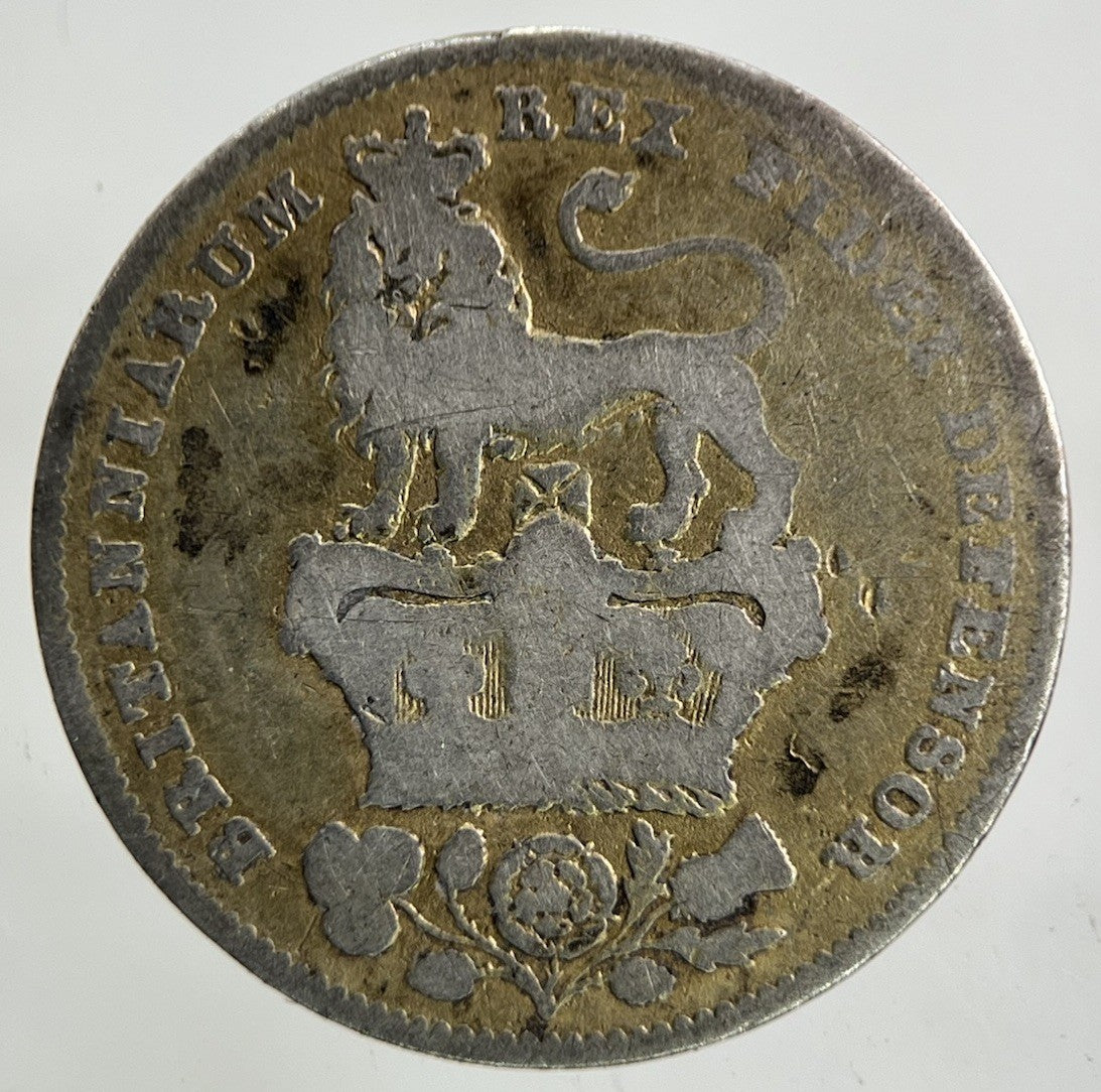 1828 George IV Sixpence Silver Coin | Collectable Grade