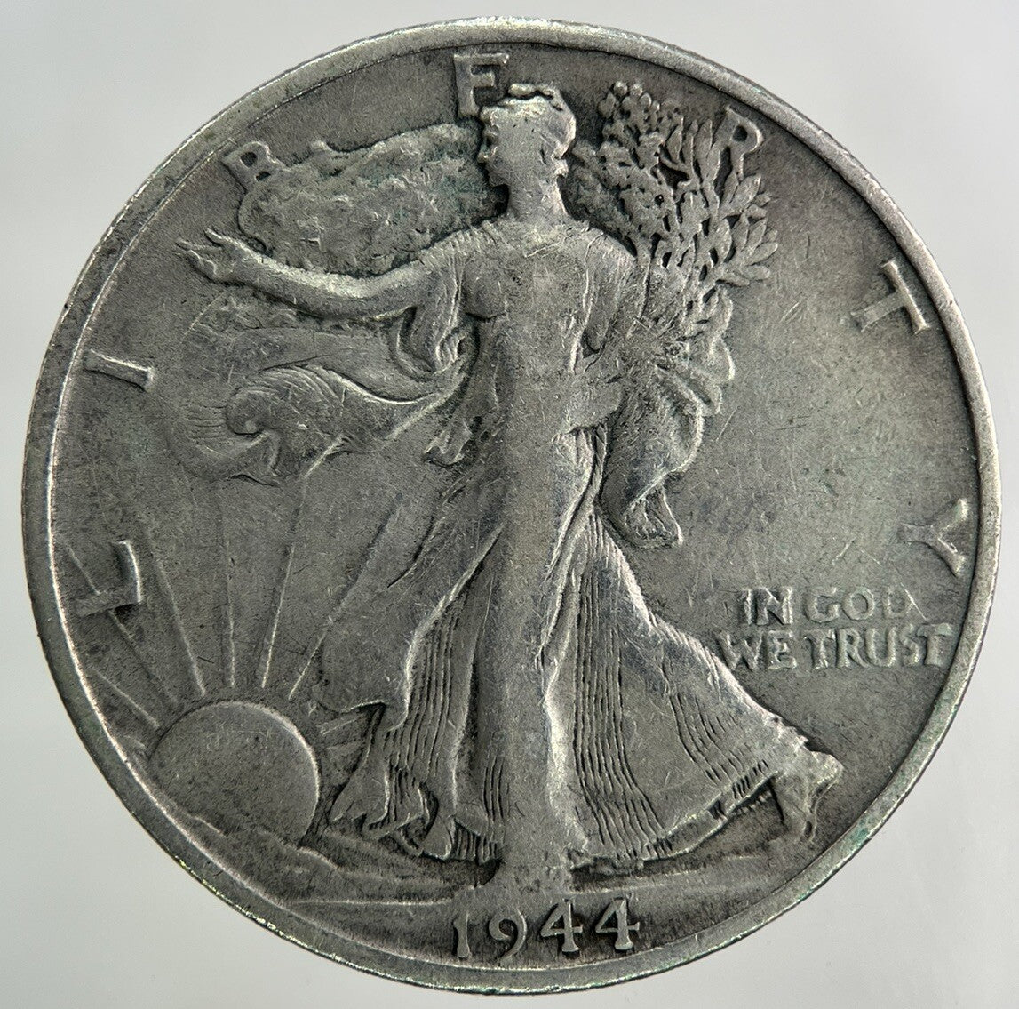 1944 - S US USA Half Dollar Silver Coin | Fine Collectable Grade