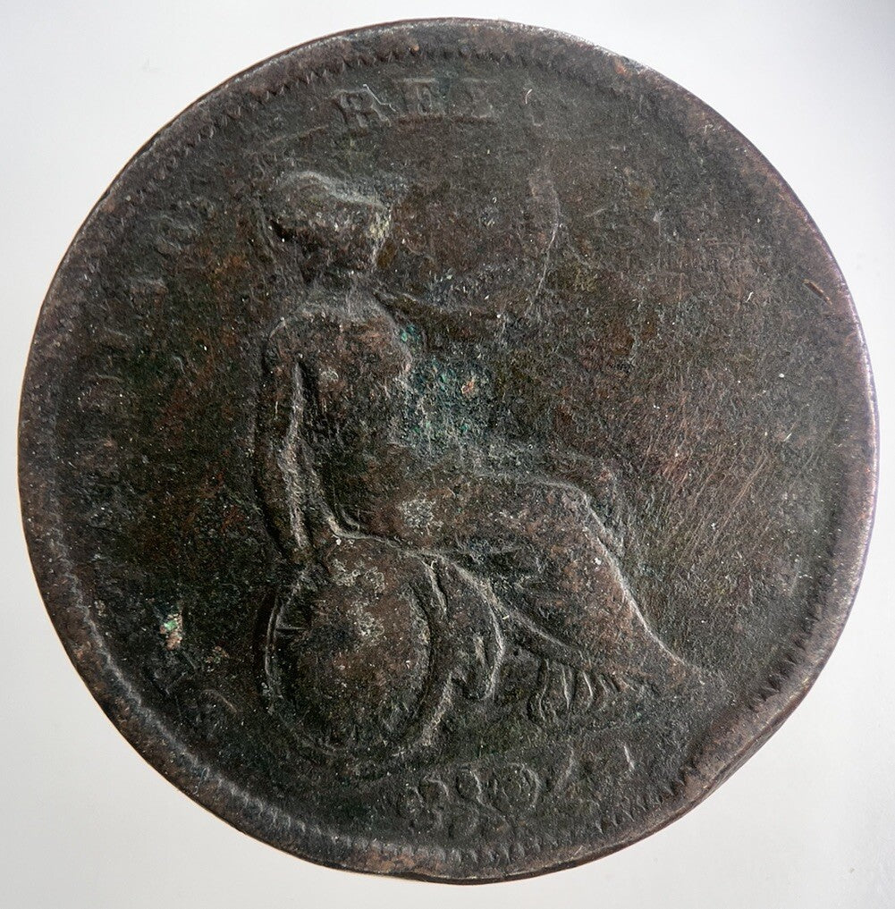1826 George IV One Penny Coin | Collectable Grade | a9065