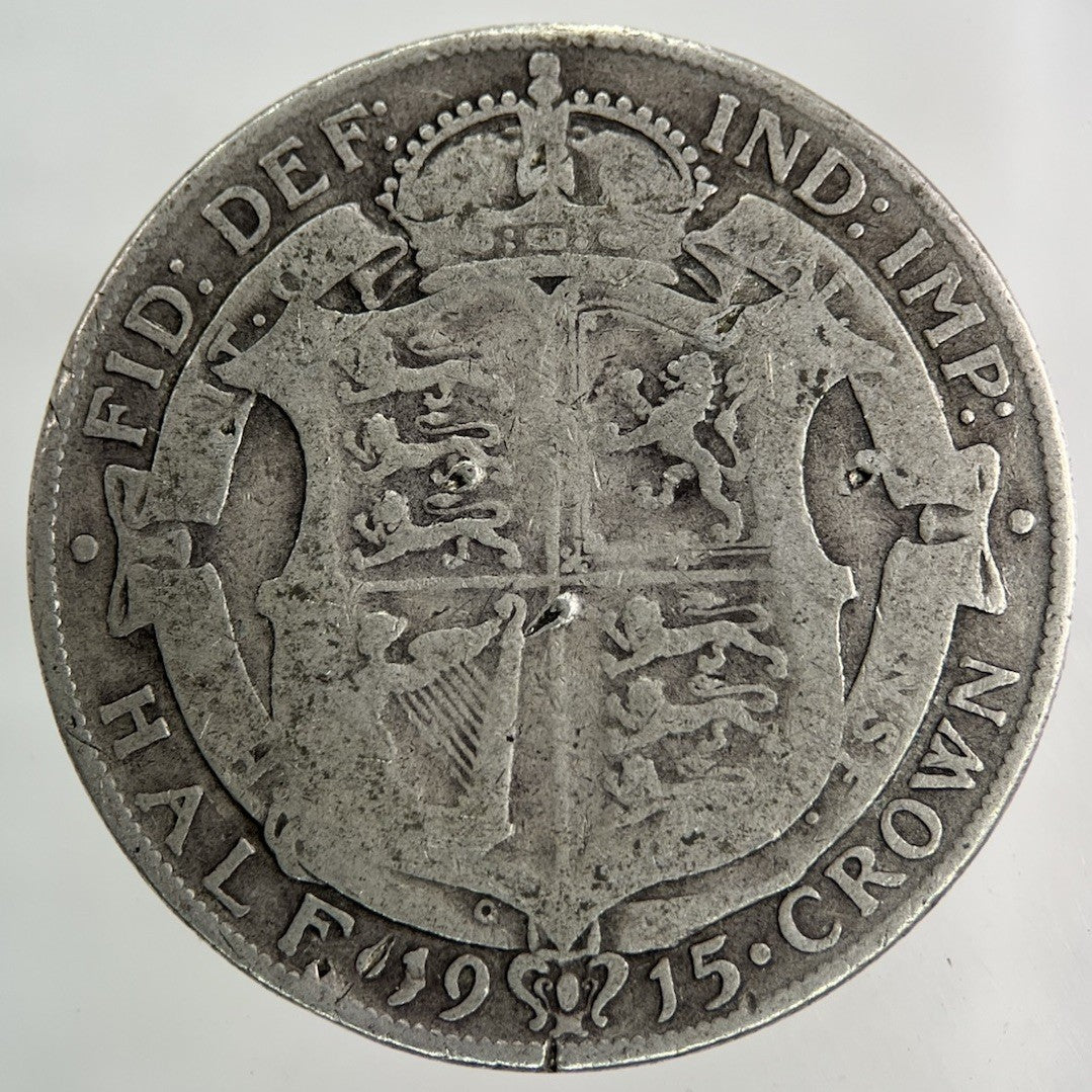 1915 George V Half - Crown Silver Coin | Collectable Grade