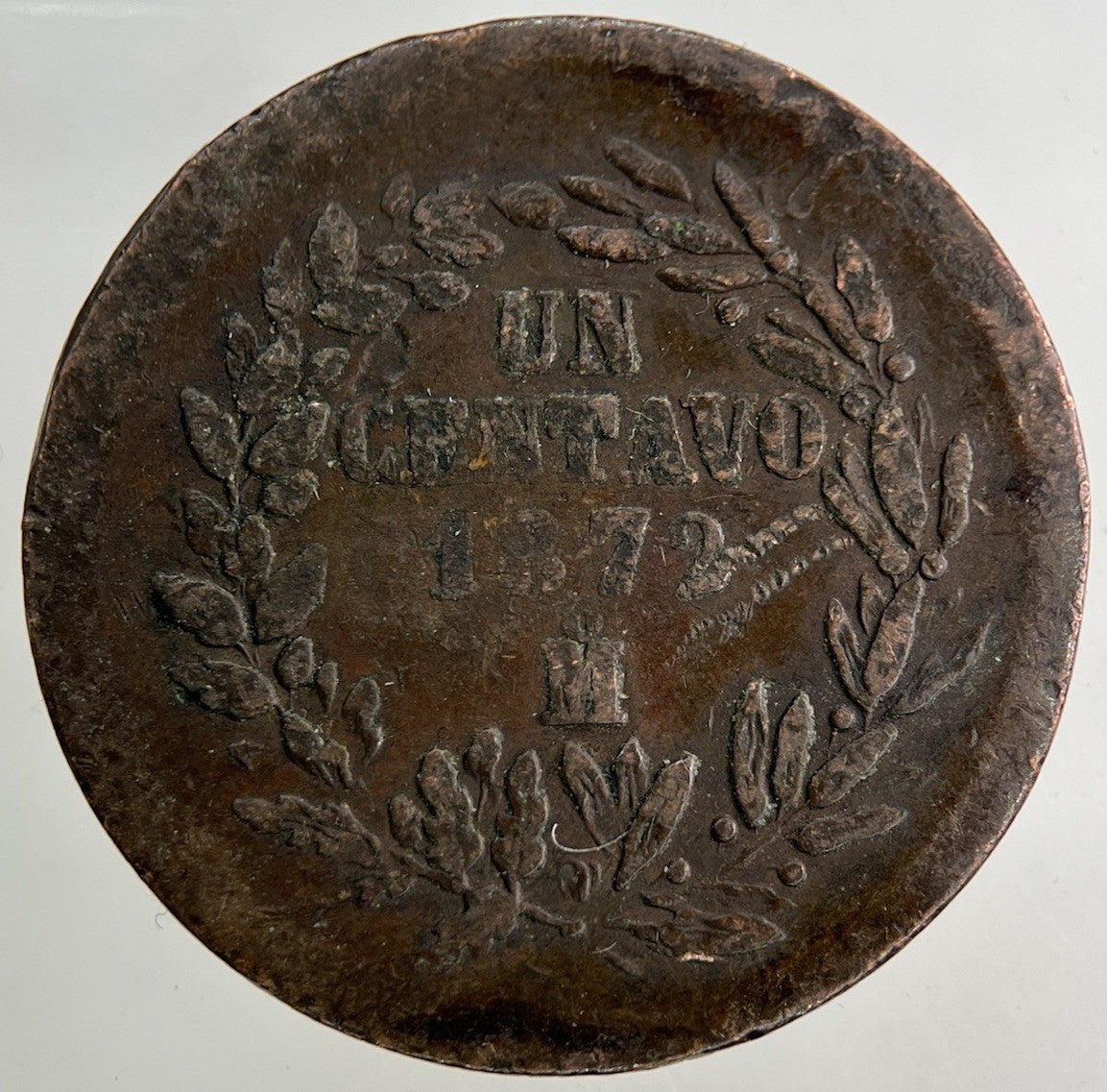 1872 Mexico Un 1 Centavo Coin | Collectable Grade