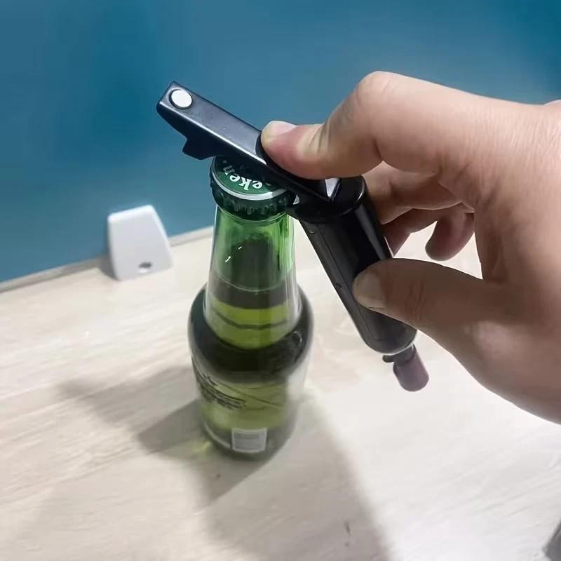 Foldable Magnetic Wine Bottle Theme Wine Drinks Bottle Opener Gift UK