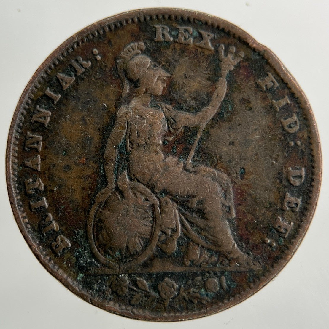 1837 William IV Farthing Coin | Collectable Grade